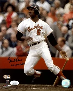 Paul Blair Baltimore Orioles Signed/Inscr "66, 70 W.S.C." 8x10 Photo JSA 153828 - Picture 1 of 2