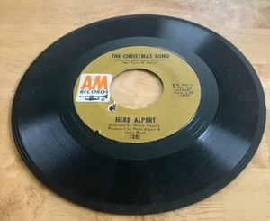 HERB ALPERT The Christmas Song/My Favorite Things - 45 RPM Play tested VG+s - Picture 1 of 4