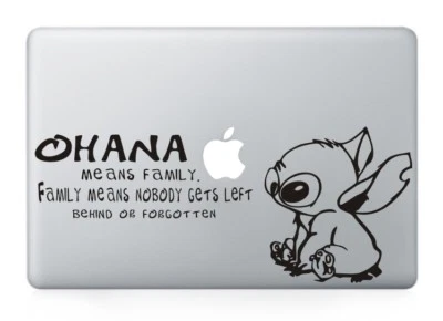 Funny Stitch Sticker Viny Decal for Apple Macbook Air & Pro & Retina 13"15"17" - Image 1 of 3