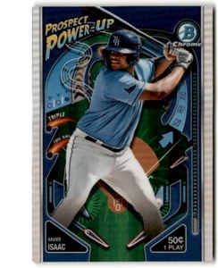 2024 Bowman Chrome Prospect Power-Up Xavier Isaac #PP-15 New York Yankees - Picture 1 of 2
