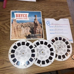 Paquete de carretes vintage Sawyer's view-master Parque Nacional Bryce - Imagen 1 de 2