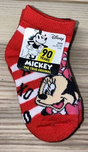 Disney Minnie Mouse No Show Socks 5 Pk sock size 5-6.5 shoe size 4-7.5 New  - Picture 1 of 3