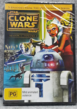 NEW: THE CLONE WARS Season 1 Volume 2 Star Wars DVD Region 4 PAL Free Fast Post