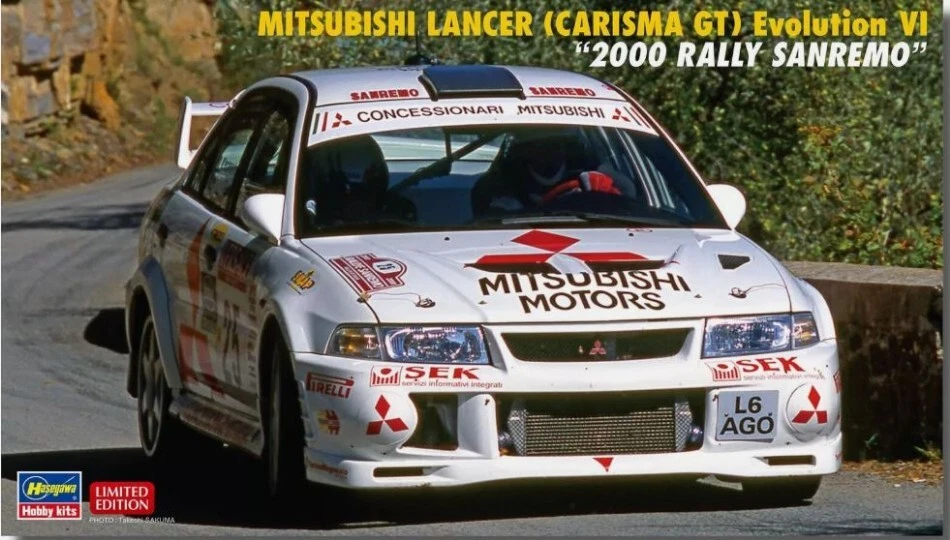 Modellino auto model kit di montaggio Hasegawa  MITSUBISHI LANCER CARISMA GT ... - Immagine 1 di 1
