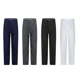 Kids Formal Wedding Pants For School Uniform England Style Straight Trousers - Picture 1 of 17