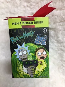 Rick And Morty Mens Boxer Breif Size L NIB - Picture 1 of 10