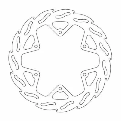 Disco de freno trasero llama Yamaha YZ 125 2002-2017 Moto Masters Foto 1 de 4