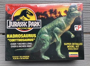 LINDBERG JURASSIC PARK HADROSAURUS "CORYTHOSAURUS" DINOSAUR MODEL KIT 70275 F/S - Picture 1 of 12