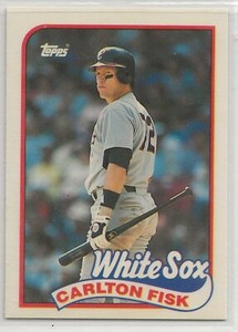 1989 Topps Tiffany - Carlton Fisk #695