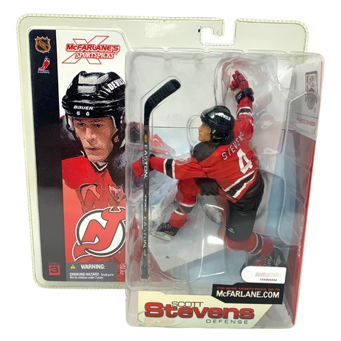 Mcfarlane NHL Scott Stevens New Jersey Devils Red Jersey Series 3 Figure Cover