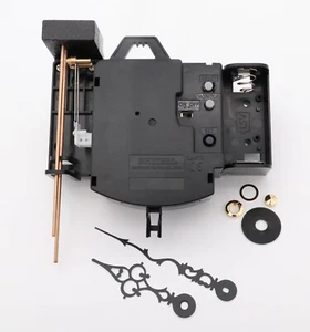 QUARTZ BIM BAM STRIKE PENDULUM CLOCK MOVEMENT KIT WITH CHIME RODS NEW - Picture 1 of 2
