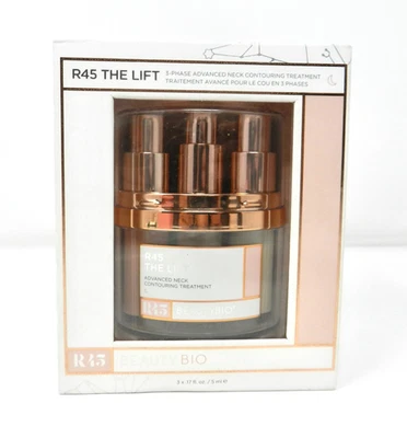Beauty Bio R45 The Lift Tratamiento avanzado de contorno de cuello trifásico 3 x 0,17 fl oz Foto 1 de 4