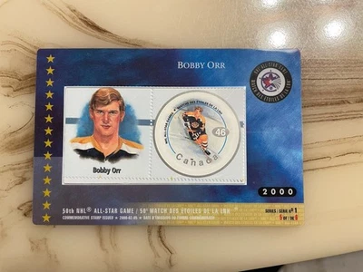   Bobby Orr. Sello postal de hockey de la NHL 2000  Foto 1 de 2