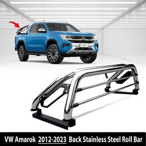 Roll Bar To Fit Volkswagen Amarok 2012 - 2023 Sport Stainless Steel Pickup 4x4 - Picture 1 of 13