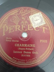 LENNOX DANCE ORCHESTRA CHARMAINE 78RPM PERFECT P302 - Picture 1 of 4