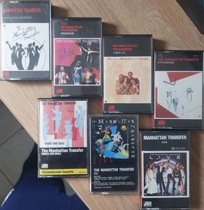 7 x MANHATTAN TRANSFER Albums COMING OUT,PASTICHE,EXTENSIONS, BODIES SOULS, LIVE - Picture 1 of 3