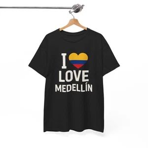 I Love Medellín Baumwoll-T-Shirt, Reiseshirt, kolumbianischer Stolz Geschenk für Reisende - Bild 1 von 41