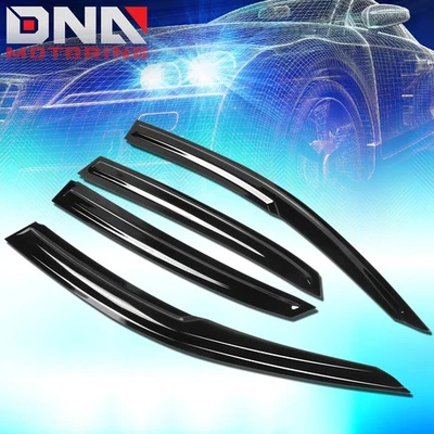 Para Honda Civic 2017-2021 hatchback viseras de ventana protector solar deflector de lluvia ventilación Foto 1 de 4