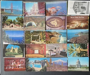 Riesiger California CA Karton Lot 400 + Postkarten ALLE CHROM kein Continental - Bild 1 von 6