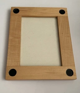 Artistic Wood Picture Frame Handmade 7 1/4" x 9 1/4" made in Thailand Thai - Picture 1 of 16