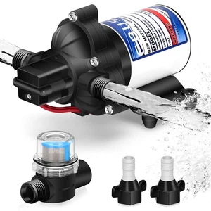 Reemplazo de bomba de RV para bomba de agua de diafragma 2088-422-144,12 V 3,3 GPM, 45 psi 1/2 MN... - Imagen 1 de 9