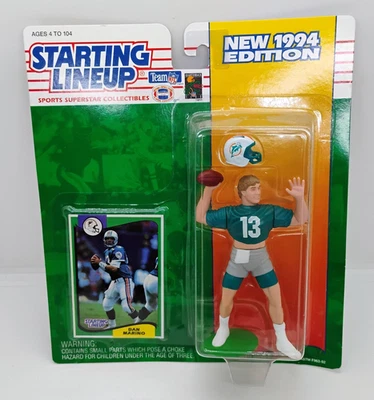 Dan Marino #13 Miami Dolphins Starting Lineup 1994 NFL Figurine & Trading Card - Image 1 of 3