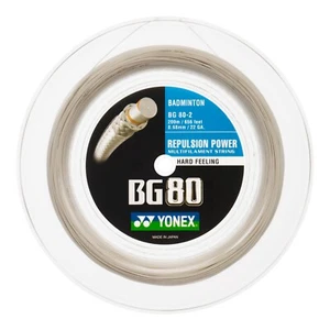 Cuerda de bádminton Yonex BG80 BG 80 - 200 m carrete - blanco - Imagen 1 de 1