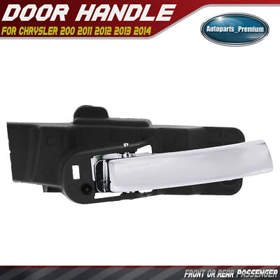 Manija de puerta interior cromada delantera o trasera derecha para Chrysler 200 2011-2014 Foto 1 de 4