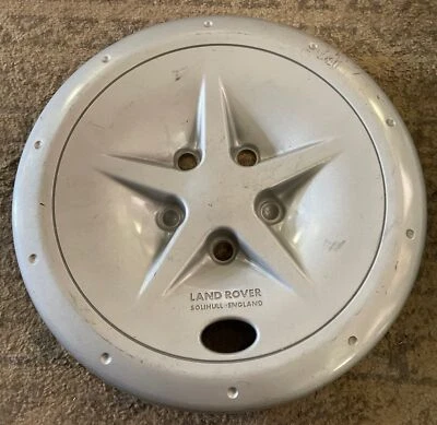 路虎 Freelander 车轮备用盖轮毂 ANR3977 6740 Solihull 英格兰银色 — 第 1/4 张图片