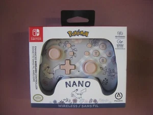 NINTENDO SWITCH POKEMON NANO WIRELESS CONTROLLER (PIKACHU GARDEN) NEW SEALED BOX - Picture 1 of 3