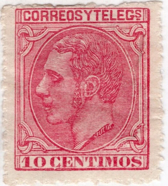 SPAIN, SC # 244 - YV # 185, MH, VF - Image 1 of 1