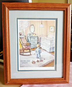 Für dieses Kind betete ich Kunstdruck handsigniert von S. Derville - Bild 1 von 8