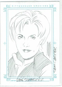 Stargate SG-1 Season 5 SketchaFEX Sketch Card Dan Schaefer Sam Carter - Picture 1 of 1
