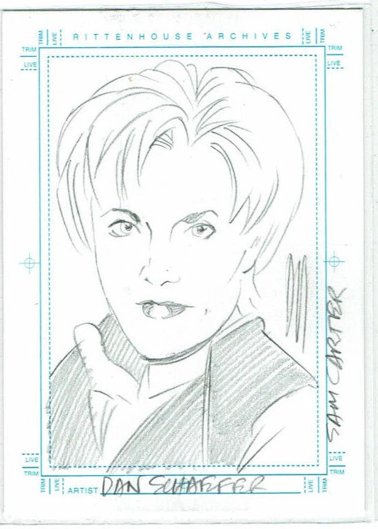 Stargate SG-1 Season 5 SketchaFEX Sketch Card Dan Schaefer Sam Carter - Image 1 of 1