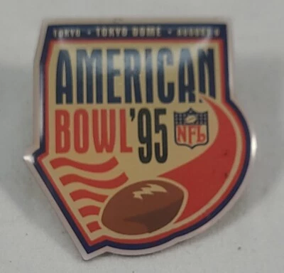 NFL American Bowl Tokyo Dome 49ers vs Denver Broncos Pin August 6th 1995 Vintage - Image 1 of 4