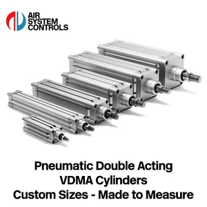 VDMA - ISO 15552 - Pneumatic Cylinder / Ram - Stainless Steel Rod - Custom Sizes - Picture 1 of 14