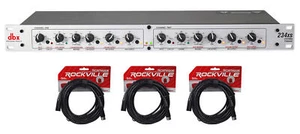 DBX 234XS Rack Mount Stereo 2/3/4-Way Crossover Pro Audio Sound Processor+Cables - Picture 1 of 11