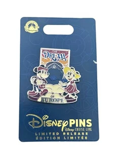 NEW Disney Cruise Line 2024 The DREAM Of Europe Sailing Limited Release Pin - Picture 1 of 2