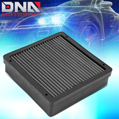 FOR LANCER/MIRAGE/OUTLANDER SILVER REPLACEMENT RACING DROP IN AIR FILTER PANEL - Image 1 of 4