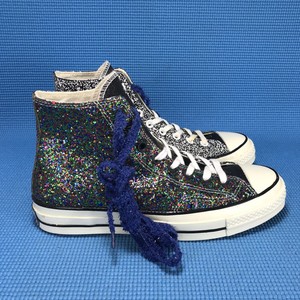 black glitter converse high tops