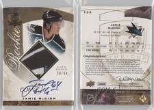 2008-09 Upper Deck The Cup Gold Rainbow /64 Jamie McGinn #134 Rookie Auto RC