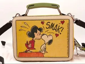 MARC JACOBS x Peanuts Snoopy collaboration Shoulder Box Bag The Box 20 New "2Way - Picture 1 of 8
