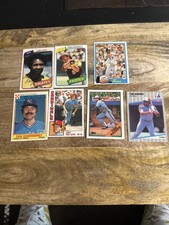 ***7 Card Lot 80’s*** Lee L , Fred K,  Jim P,  Dan Q, Andy Van S , Tim Raines