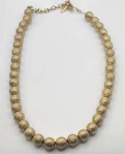 Vintage Whiting Davis Halskette signiert Kugel Perlen 16" - Bild 1 von 12