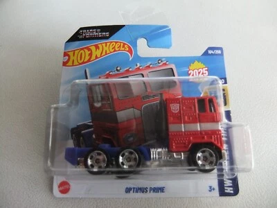 HOT WHEELS OPTIMUS PRIME 2025 HW SCREEN TIME NUOVO BLISTERATO - Immagine 1 di 3