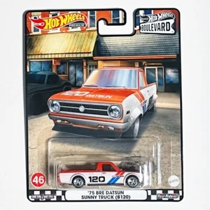 Mattel Hot Wheels Premium Boulevard #46 75 BRE Datsun Sunny Truck (B120) *New* - Picture 1 of 1