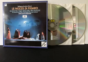 Mozart LE NOZZE DI FIGARO Original 1993 Deutsche Grammophon 2 LASERDISC EX/VG+ - Imagen 1 de 8