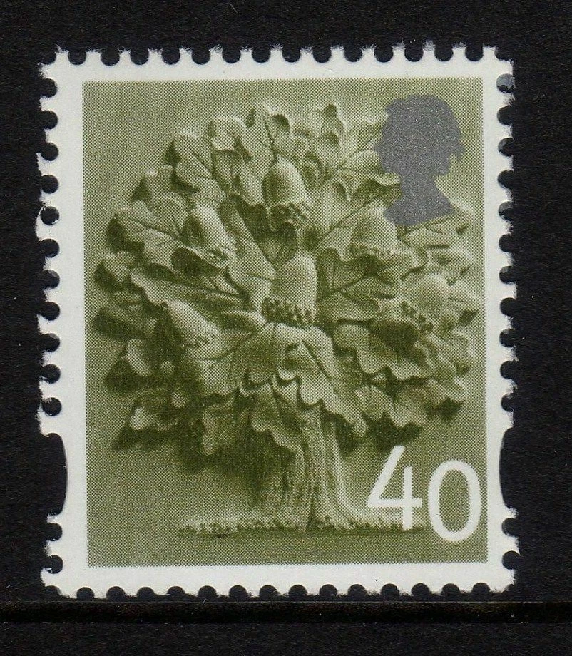 GB SG EN9 MNH MINT STAMP England 40p Oak Tree Regional Definitive - Image 1 of 1