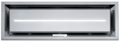 Baumann Aurora 9030 Edelstahl Deckenhaube 90 cm x 30 cm Dunstabzugshaube 857m³/h - Bild 1 von 4