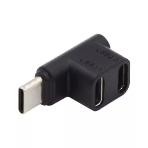 USB 3.1 Type C 1 Male to 2 Female Extension Power Data Splitter Adapter 10Gbps - Picture 1 of 6